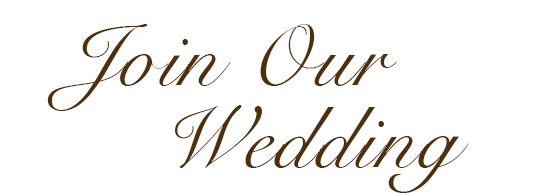 Join Our Wedding